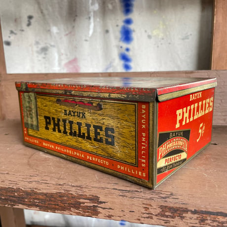 1940’s “BAYUK PHILLIES” タバコ缶