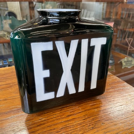 1940’s “EXIT”ランプシェード ※シェードのみ