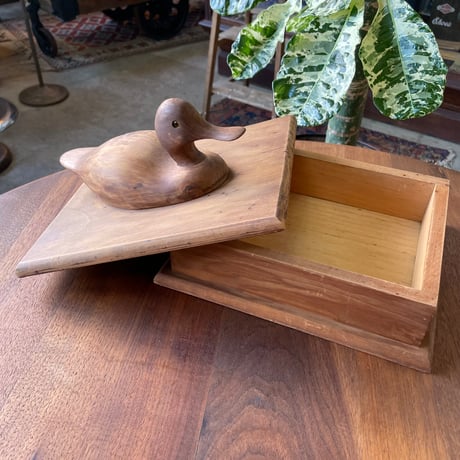 1960‘s 木製ダックデコイ 蓋付きBox