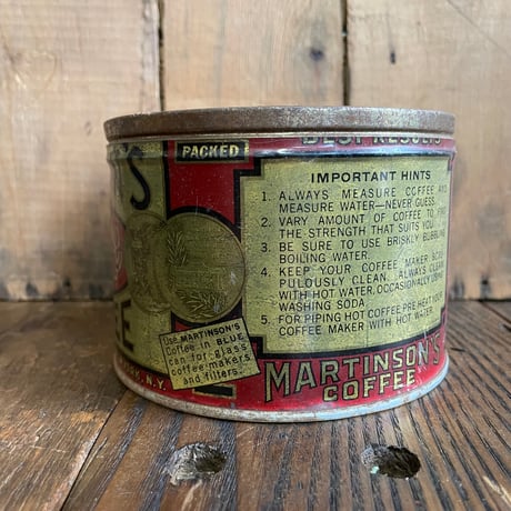 1950’s “MARTINSON’S COFFEE” コーヒー缶