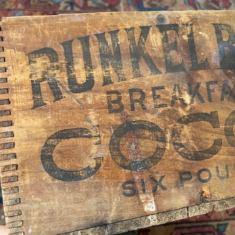 1940’s “RINKEL BROS COCOA” 木箱