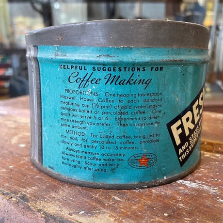 1940’s “MAXWELL” コーヒー缶