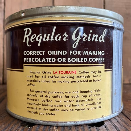 1950’s “La Touraine Coffee” コーヒー缶