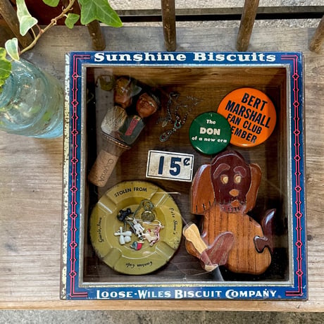 1930’s “Sunshine Biscuits” ビスケット缶 ケース