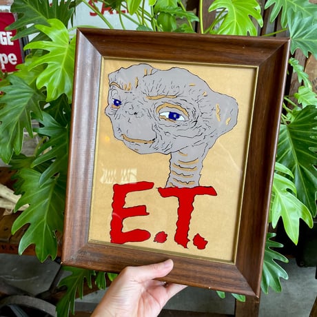 1980’s E.T. 額 ウォールデコ