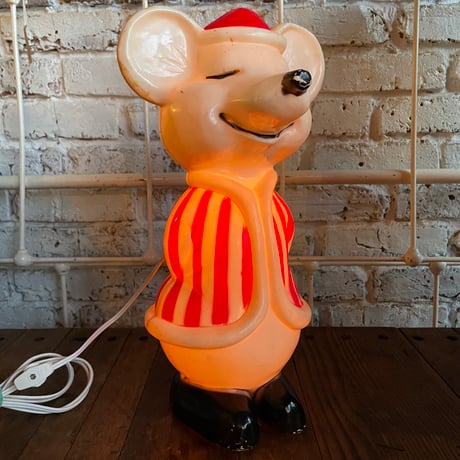 1960’s サンタクロース マウス ランプ H39cm