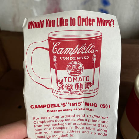 1970’s Campbell’s Soup マグカップ