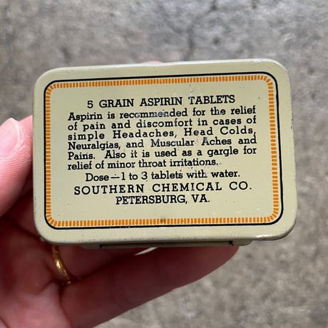 1940’s Spantan Brand タブレット缶
