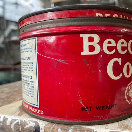 1950’s “Beech-Nut Coffee” コーヒー缶 蓋付き