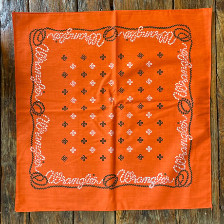 1970’s~ Wrangler バンダナ Orange/オレンジ