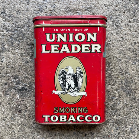 1950’s “UNION LEADER” タバコ缶