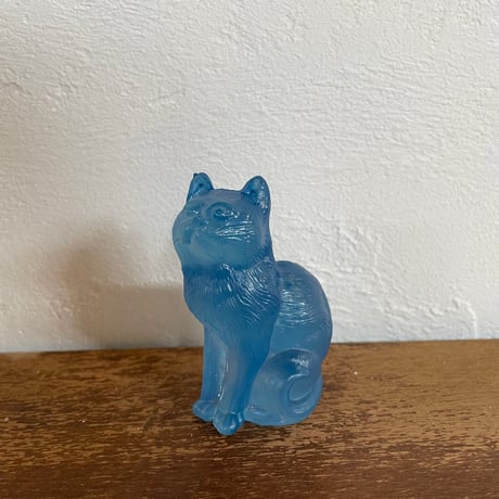 Cat Grass Figure (Blue)