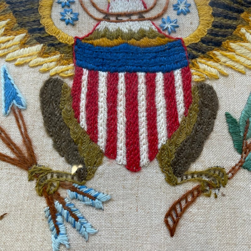 刺繍 伝統的な船の絵画 金色フレーム b5f0fb67b13eb8ba352de85273a25e