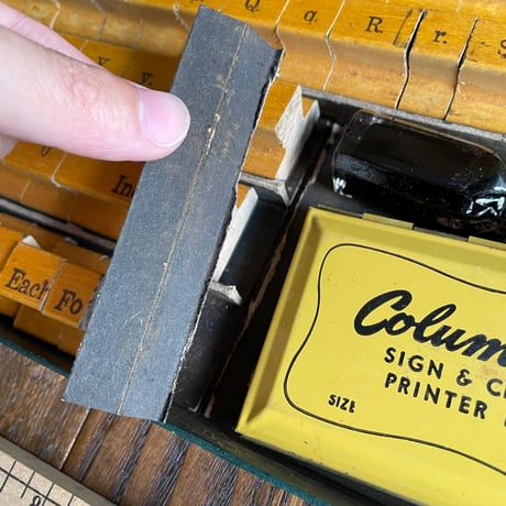 1950’s アルファベット スタンプセット