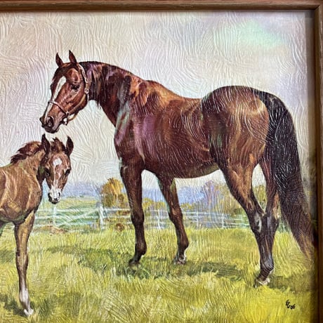 1960’s 馬 アート Elmore Brown