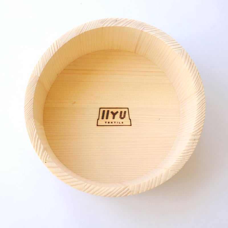マイ木桶 〈焼印入り〉 ※ファブリックアイテム同時購入限定 | IIYU