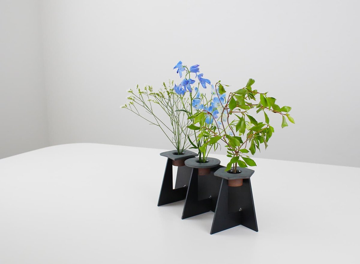 MYK】KENZAN STAND - sho 剣山台-昇（※スタンドのみ。剣山付き花器