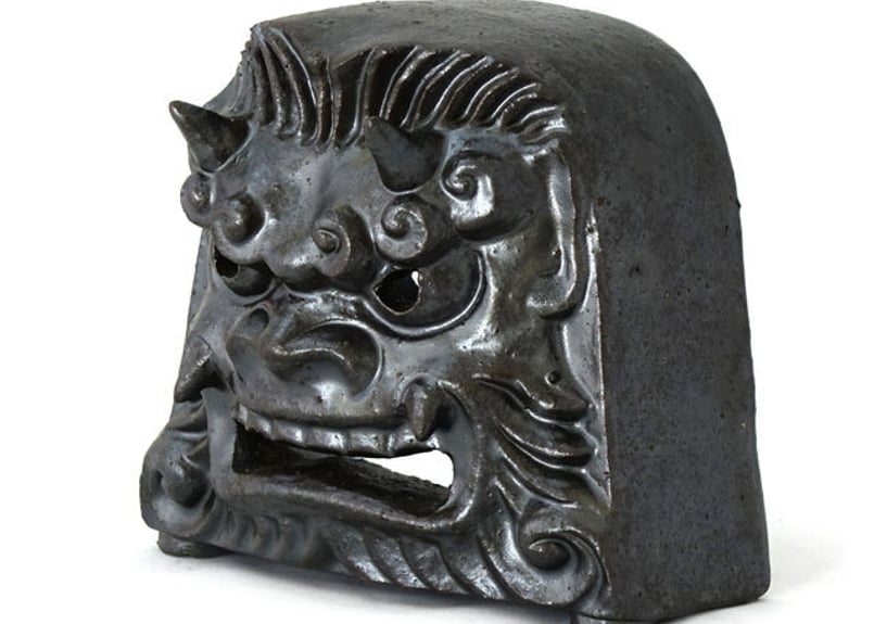 鬼面3面セット南部鉄器 オリジナル　●神事・厄除け１６×１２ｃｍ●入手困難 厄除け鬼面（大） | 丸三安田瓦工業オンラインストア