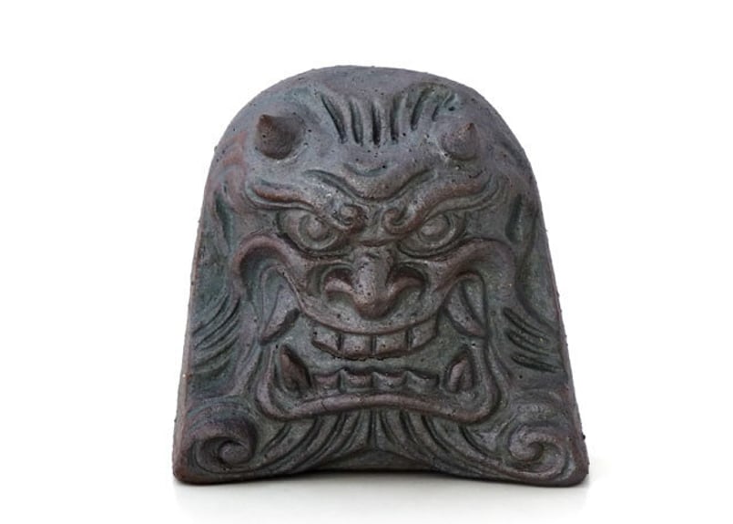 鬼面　鉄製　飾り物　魔除け　厄除け　家内安全 鬼面 鉄製 飾り物 魔除け 厄除け 家内安全 厄除け鬼面（小