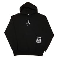 "mass × wacky" collaboration MULTI PRINT 1 / hoodie [black]