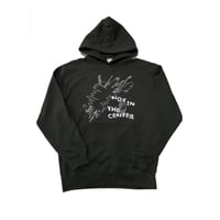 NOT IN THE CENTER hoodie A [sumi black]