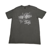 NOT IN THE CENTER B T-shirt [gray]