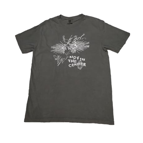 NOT IN THE CENTER B T-shirt [gray]