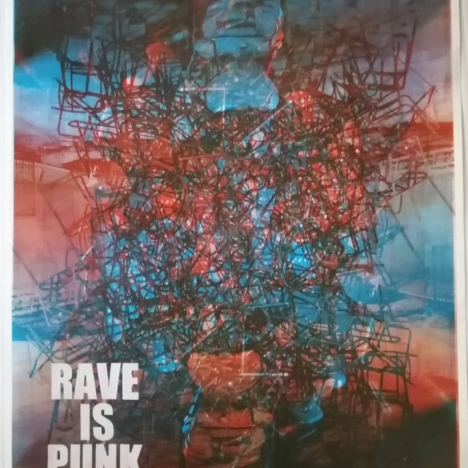 【RAVE IS PUNK】INKJET Poster Series002 [size/ A3...