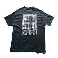 "OPPALA × wacky" collaboration MULTI PRINT「B」 / T-shirt [CHARCOAL] CEASEFIRE NOW!!!