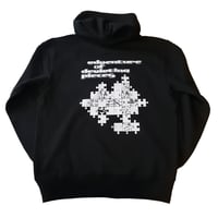 "Adventure of deviating pieces - 乖離 -"  hoodie  [black]
