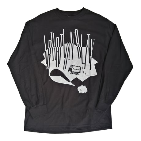 "IRRATIONALITY"  Long sleeve  [black] / big sticker付き