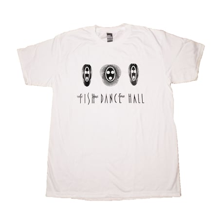 "FISH DANCE HALL" T-shirt [white]