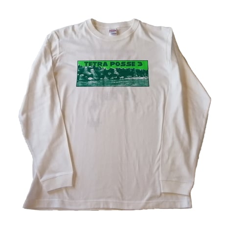 "Tetra posse 3" Long sleeve T-shirt  [white]
