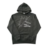 NOT IN THE CENTER hoodie A [charcoal]