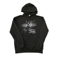 NOT IN THE CENTER hoodie B [sumi black]