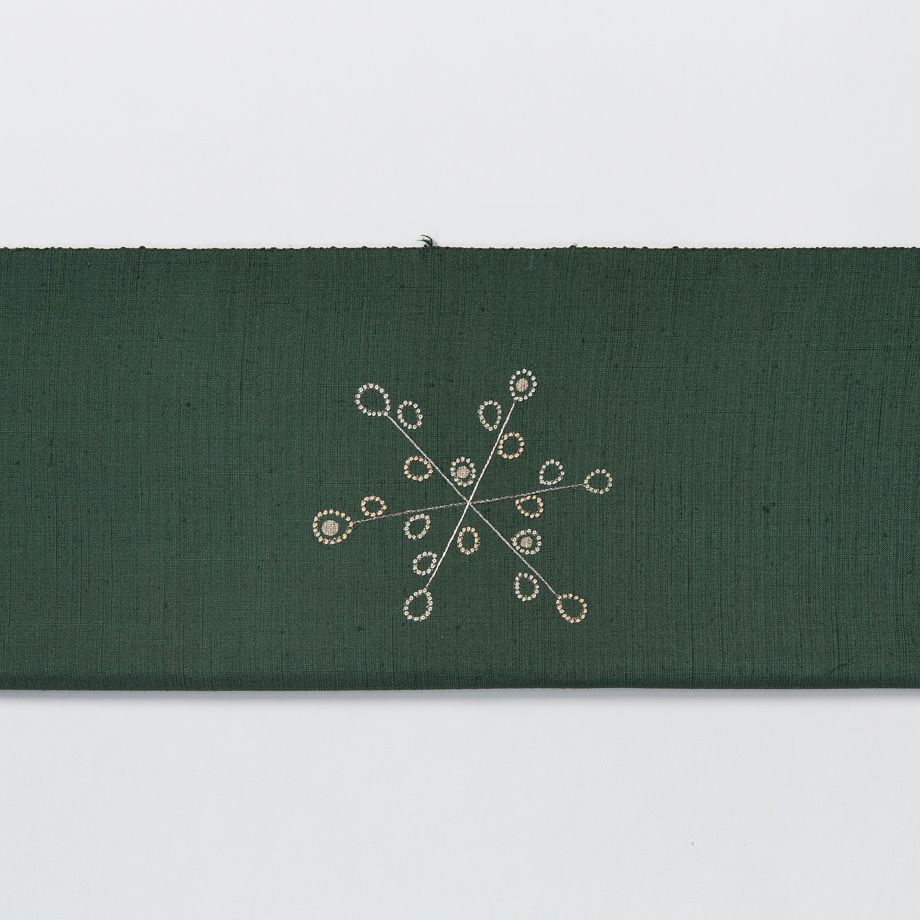貴久樹製 九寸名古屋帯 刺繍入り お仕立代込み | 四十瀬屋 貴久樹製 九寸名古屋帯 刺繍入り お仕立代込み | 四十瀬屋