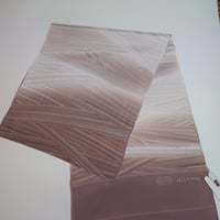 丹後ちりめん　正絹　帯揚げ　日本製　茶系