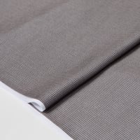 夏もの　明石上布　グレーの角通し柄の着尺　お仕立代込み