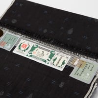 重要無形文化財・無形文化遺産　本場結城紬　着尺　手紡糸　絣くくり　地機　奥順製
