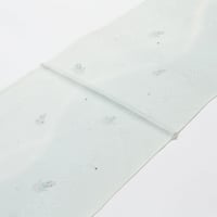 雪ダルマ模様　雪の結晶地紋　帯揚げ　丹後ちりめん