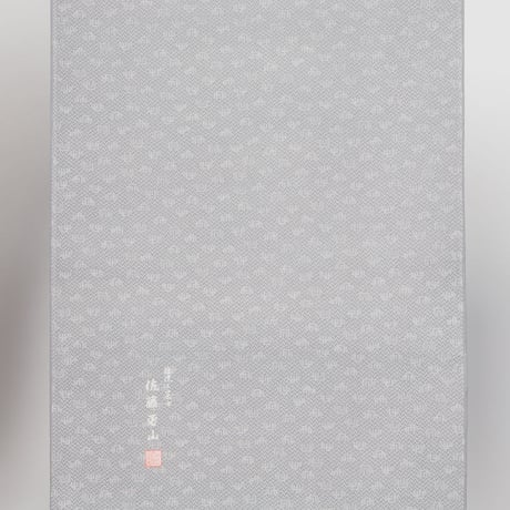 伝統的工芸品　江戸小紋着尺　分銅つなぎに源氏香の図　お仕立代込み