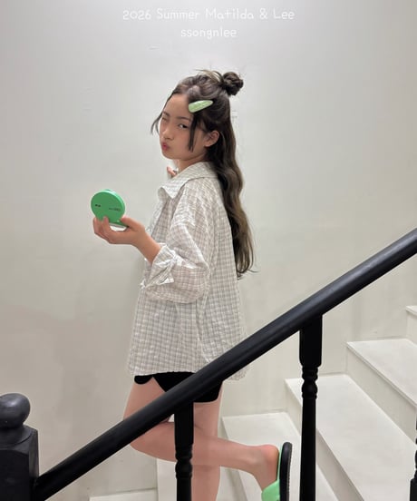 85[予約]matilda&lee joy check shirt