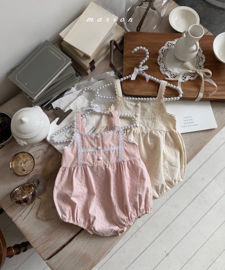 41[予約]marron garden bloom suit(6-18m)