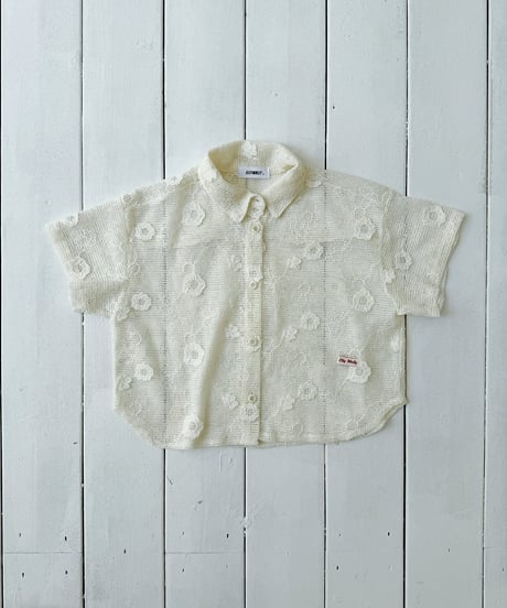 81[予約]ELLYMOLLY flower resort shirt