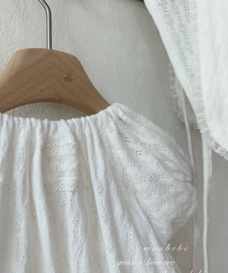 86[予約]monbebe knit balloon suit