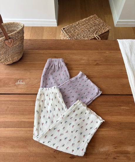 25[予約]ohho mare pleated pants