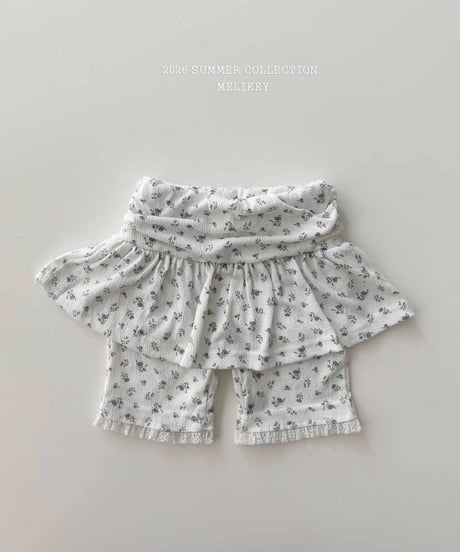 64[予約]melikey shirred 5short skirt leggings