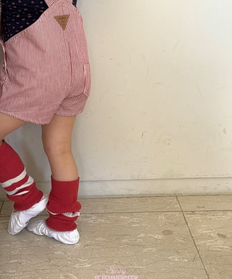 42[予約]jejeunosity cotton berry short overalls