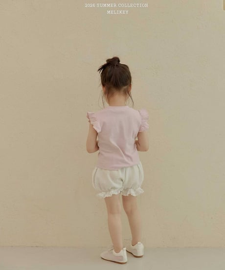 59[予約]melikey macaron frill t-shirt