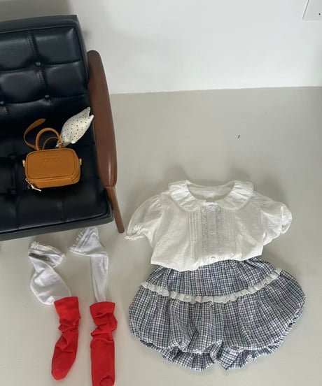 99[予約]aiai frill check bloomers
